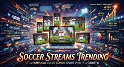 Soccer Streams Trending as Portugal and DR Congo Share Points in Group K